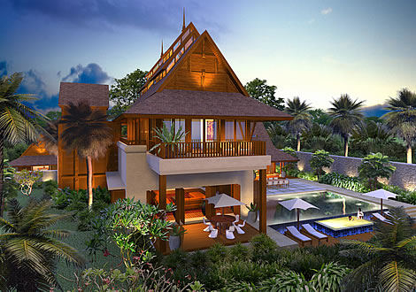 Artist rendering of house template CHIANGMAI from Small Communities & Resorts